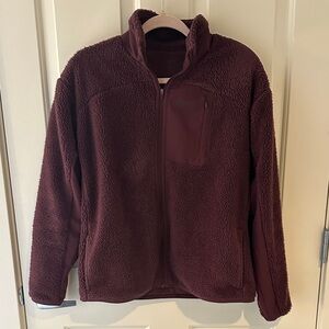 Nike Women’s Dark Purple Fleece Jacket